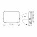 LED прожектор VIDEX F3 30W 5000K 220V Black (VLE-F3-0305B) VLE-F3-0305B - 542446