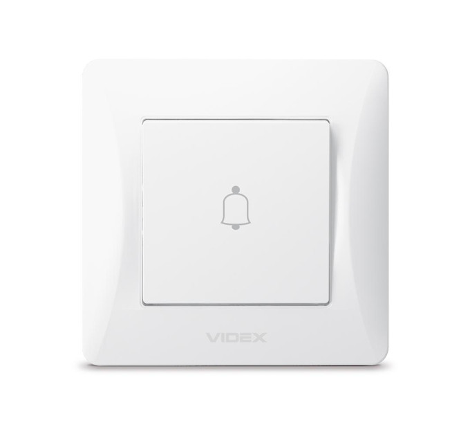 Кнопка дзвінка біла VIDEX BINERA VF-BNDB1-W - 299945