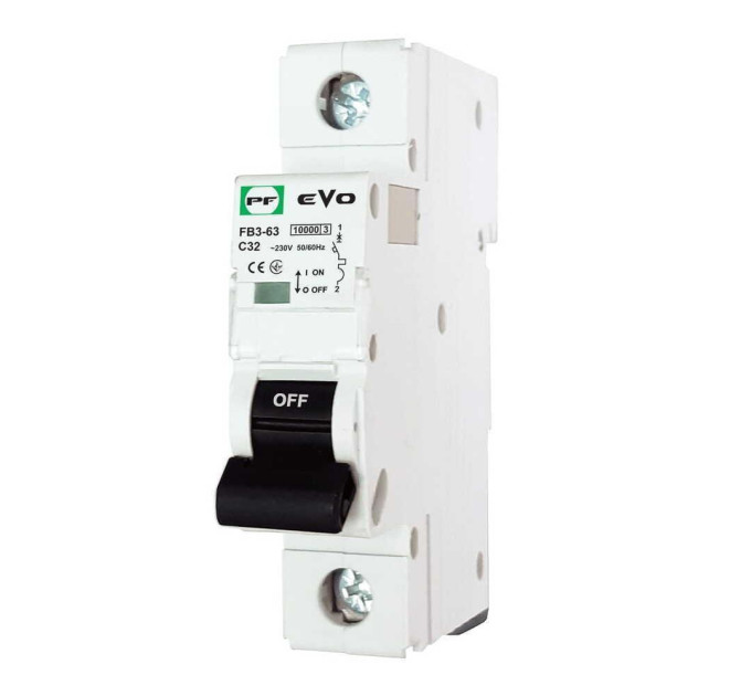 Автоматичний вимикач Промфактор FB3-63 EVO 1Р C32 ( FB3C1032 )
