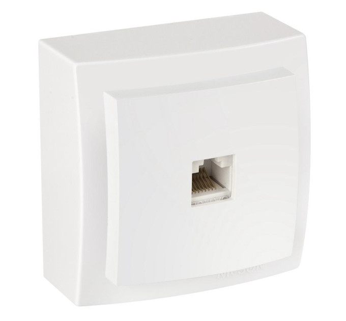 Розетка Nilson Themis біла комп'ютерна  CAT5e RJ45 ( 26111044 )