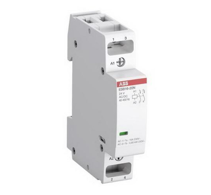 Контактор модульний ABB 2p 16А 230В AC/DC ESB16-20N-06 ( 1SBE111111R0620 )