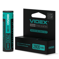 Акумулятор Videx літій-іонний 18650-P (захист) 2800mAh color box/1шт 18650-P/2800/1CB - 293011