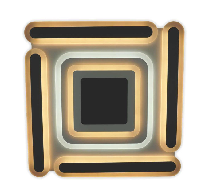 Світильник LED smart MATRIX+пульт 120W 3000-6000K IP20 чорний квадрат ( 220505 )