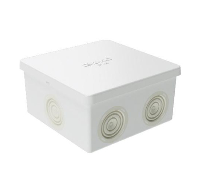 Коробка розподільча ДКС 84х84х45 сіра IP44 ( 53700 )