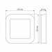 LED світильник ART IP65 квадратний VIDEX 30W 5000K VL-BHFS-305 - 299143