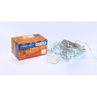Гірлянда внутрішня DELUX ICICLE С 75 LED бахрома 2x0,7m білий/прозорий IP20