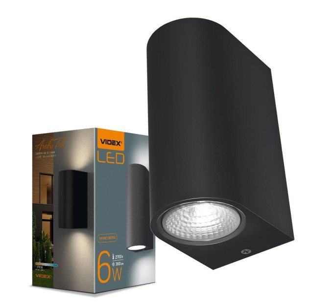 LED Світильник архітектурний AR032 IP54 VIDEX 6W 2700K VL-AR032-062B - 480895