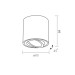 Світильник VIDEX під лампу GU10 накладний Білий VL-SPF12A-W VL-SPF12A-W - 483018