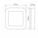 LED світильник ART IP65 квадратний VIDEX 15W 5000K VL-BHFS-155 - 298344