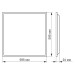 LED панель VIDEX 48W 4100K матова VL-Pb484W - 298580