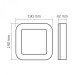 LED світильник ART IP65 квадратний VIDEX 15W 5000K Black VL-BHFS-155B - 485180
