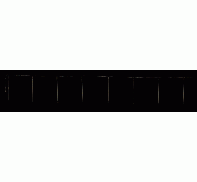 Гірлянда зовнішня DELUX Snowfall C 192LED 8*0,3m біл/проз. IP 44 EN з вбудованим контролером