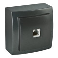 Розетка Nilson Themis антрацит комп'ютерна  CAT5e RJ45 ( 26161044 )