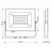 LED прожектор TITANUM TLF306 30W 6500K TLF306 - 293943