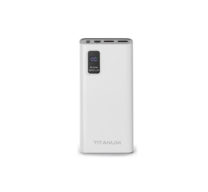 Повербанк TITANUM 727S 20000mAh 22.5W White TPB-727S-W - 483490