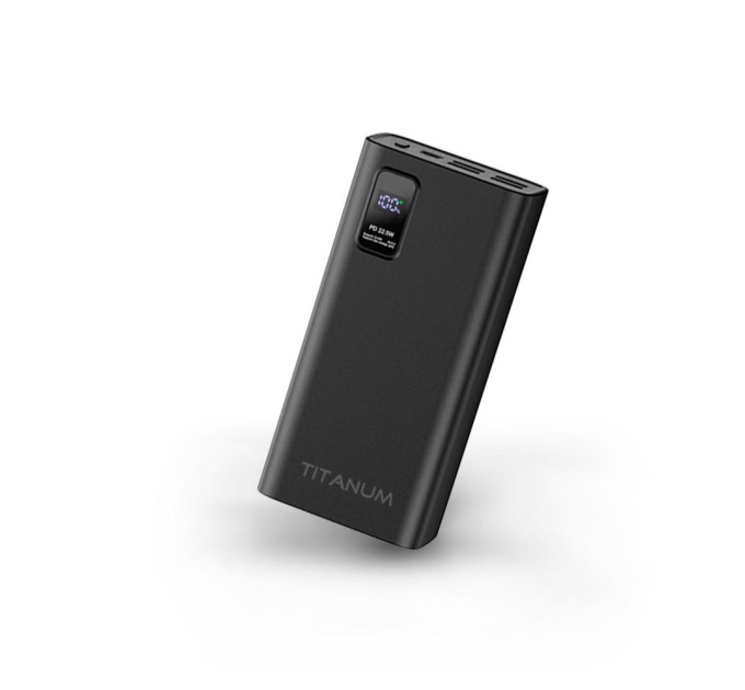 Повербанк TITANUM 728S 30000mAh 22.5W Black TPB-728S-B - 483414