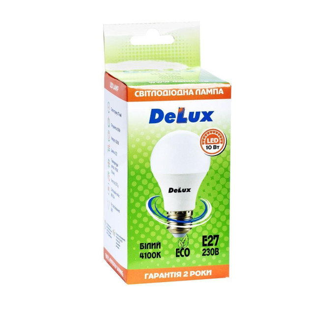 лампа світлодіодна DELUX BL60 10Вт 4100K Е27 білий