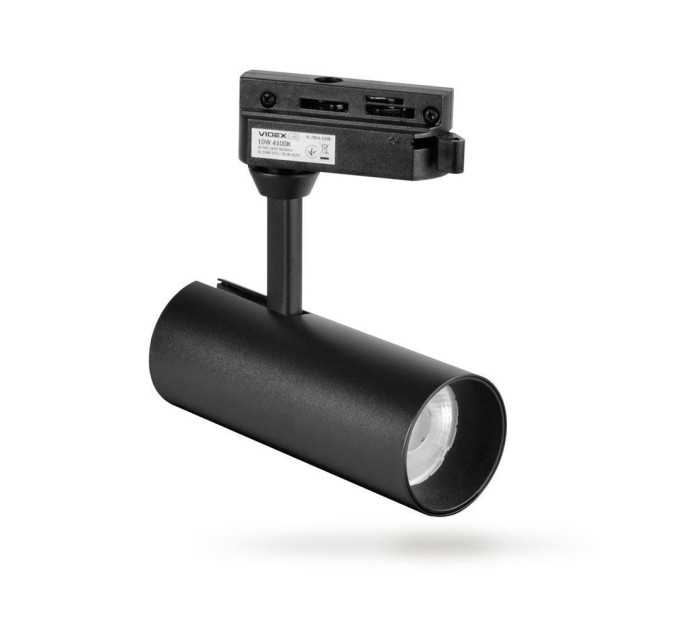 LED світильник трековий VIDEX 10W 4100K чорний VL-TR04-104B - 299419