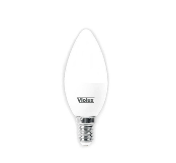 Лампа світлодіодна BASIS C37 7W E14 4000K Violux ( 824550 )