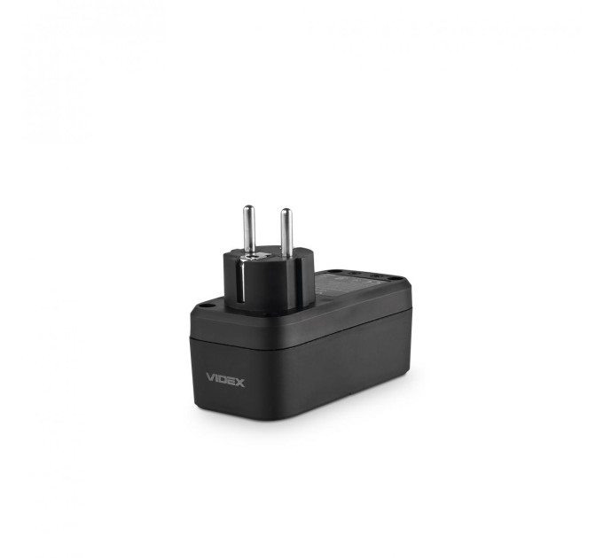 Мережевий адаптер VIDEX ONCORD з/з 1п 2.4A 2USB+USB-C Black VF-AD1G2U1C-B - 484855