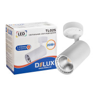Світильник світлодіодний стельовий DELUX TL02S 20 Вт 36* 4000K білий
