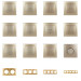 Вимикач Nilson Touran золото 3кл ( 24151066 )