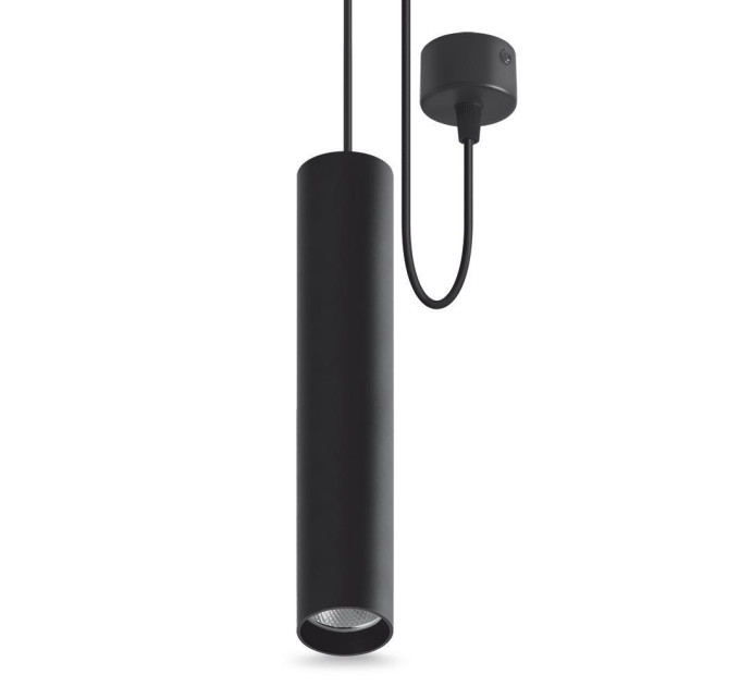 LED світильник підвісний накладний VIDEX 10W 4100K чорний VL-SP-10034B - 480772