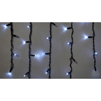 Гірлянда зовнішня DELUX ICICLE 75 LED 2x0,7m flash білий/чорний IP44 EN