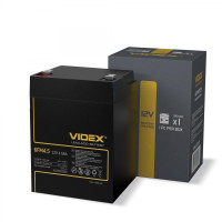 Акумулятор свинцево-кислотний Videx 6FM4.5 12V/4.5Ah color box 1 6FM4.5 1CB - 298016