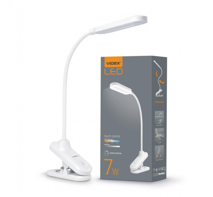 LED лампа настiльна VIDEX TF09W 7W 3000-5500K VL-TF09W - 297675
