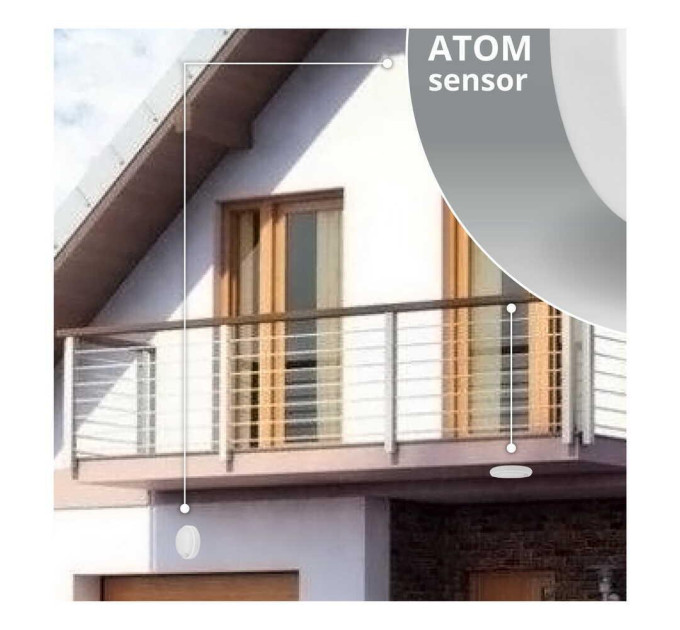 Світильник LED Violux НББ ATOM sensor 18W 5000K IP54 ( 240041 )