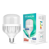 LED лампа TITANUM A138 50W E27 6500К TL-HA138-50276 - 480581