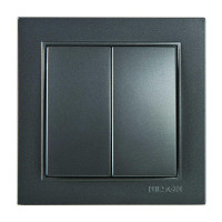 Вимикач Nilson Thor антрацит 2кл ( 27161003 )