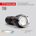 Портативний світлодіодний ліхтарик TITANUM TLF-T06 300Lm 6500K TLF-T06 - 483315