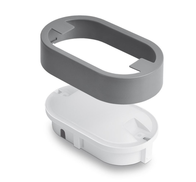 LED світильник IP65 овальний VIDEX 15W 5000K сірий VL-BH12O-155 - 299136