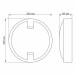 LED світильник IP65 круглий VIDEX 18W 5000K VL-BH12R-185 - 299167