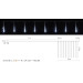 Гірлянда зовнішня DELUX Snowfall C 192LED 8*0,3m біл/проз. IP 44 EN з вбудованим контролером