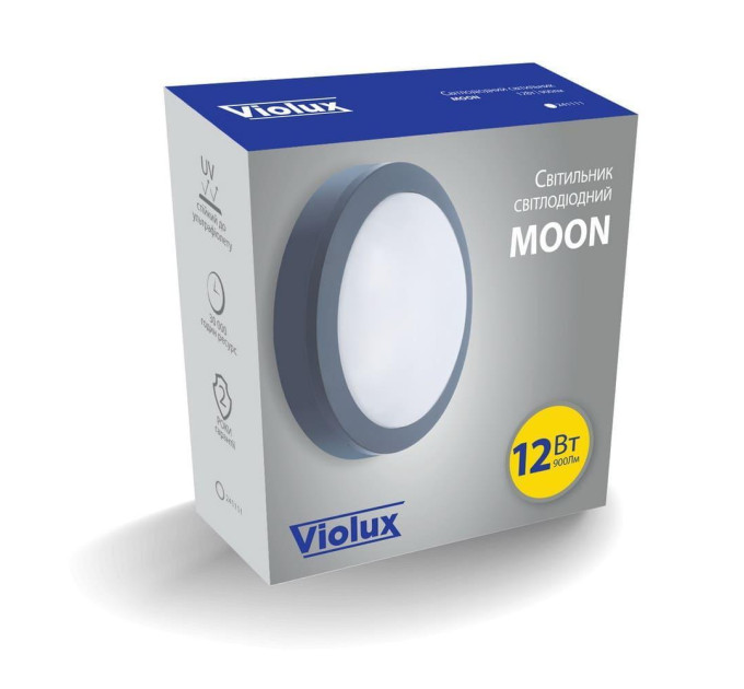 Світильник LED Violux НББ MOON 12W 5000K IP65 ( 241101 )