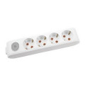 Колодка VIKO Multi-Let 4-на з заземленням з вимикачем (90118400)