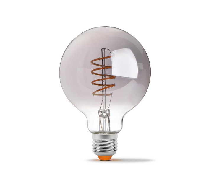 LED лампа VIDEX Filament G95FGD 4W E27 2100K дімерна графіт VL-G95FGD-04272 - 296593