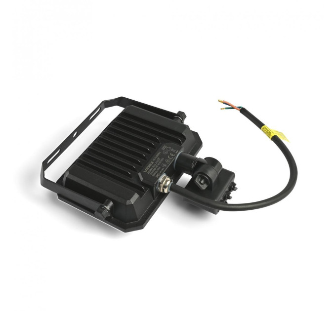 LED прожектор VIDEX F3 30W 5000K з датчиком руху 220V Black (VLE-F3-0305B-S) VLE-F3-0305B-S - 542484