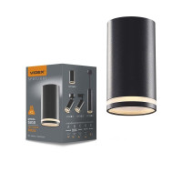 Світильник VIDEX під лампу GU10 SPF05A накладний чорний VL-SPF05A-B - 482202