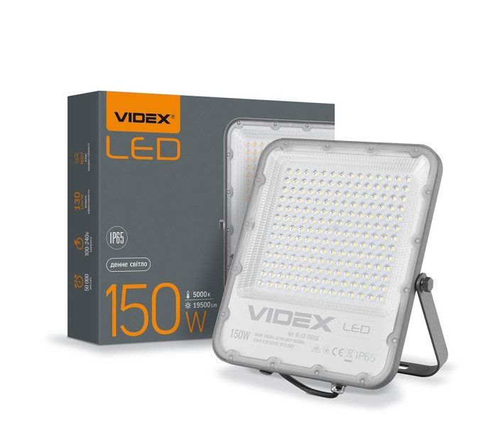 LED прожектор VIDEX PREMIUM F2 150W 5000K VL-F2-1505G - 299907