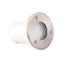 Світильники тротуарні SAFIR LED 1,2W мат.хром синій