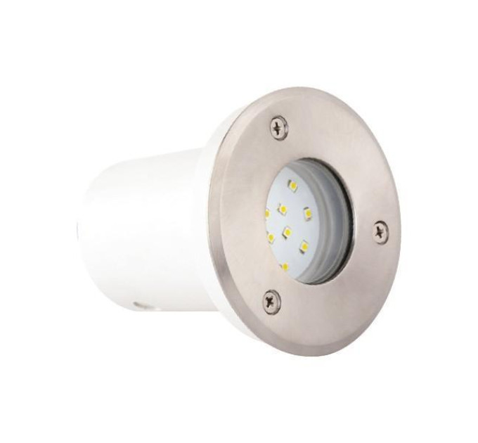 Світильники тротуарні SAFIR LED 1,2W мат.хром синій