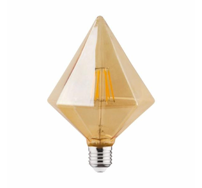 Лампа вінтажна світлодіодна (ретро) RUSTIC PYRAMID-6 6W Filament led 2200К E27