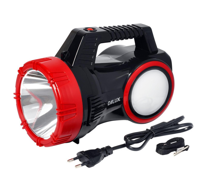 Cвітильник світлодіодний аварійний REL-103 (4V6Ah) 20 LED 10W черв/чорн 220х120х120