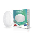LED світильник настінно-стельовий TITANUM 24W 5000K Криві лінії TLCL-245CL - 481748