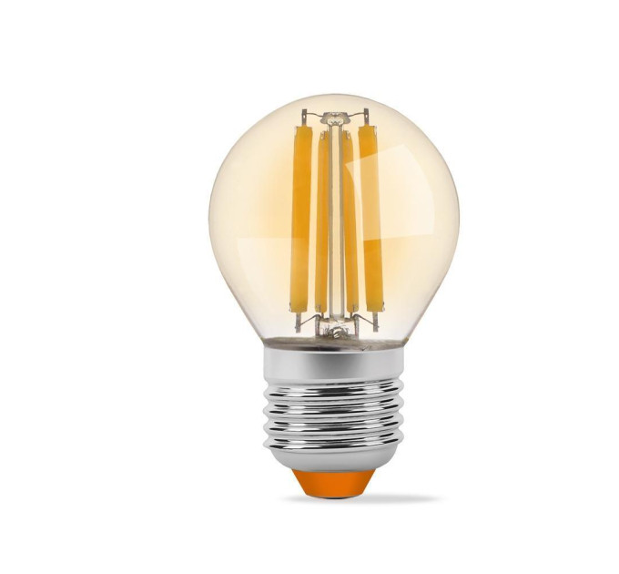 LED лампа VIDEX Filament G45FA 6W E27 2200K бронза VL-G45FA-06272 - 299068
