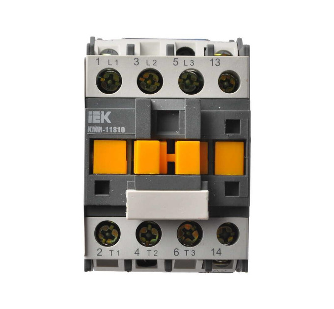 Контактор IEK КМИ 11810 18А 380В/АС3 (KKM11-018-400-10)